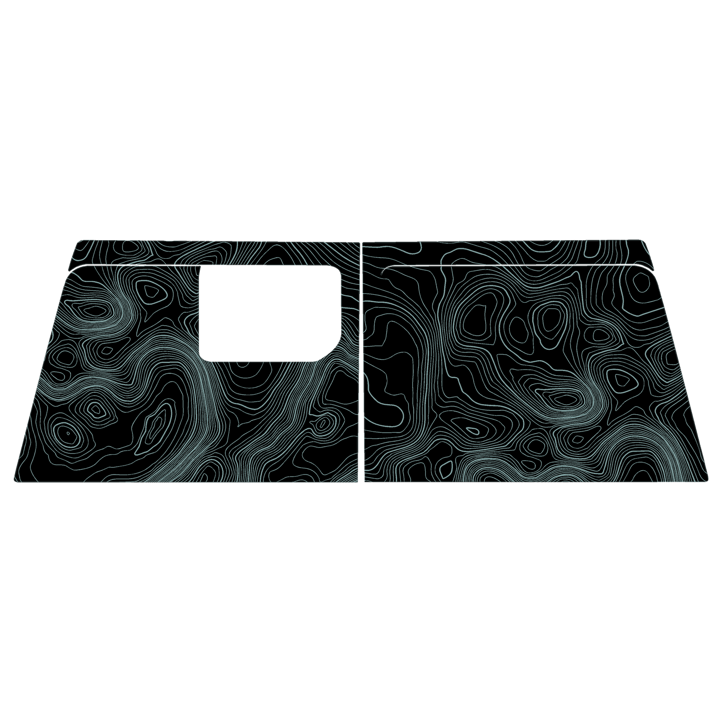 Topo Cargo Area Overlay Kit Part 1 (Printed Series) - 2021+ Bronco 4 Door