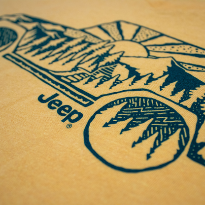 Ladies Jeep® V-neck Atomic Side - Maize