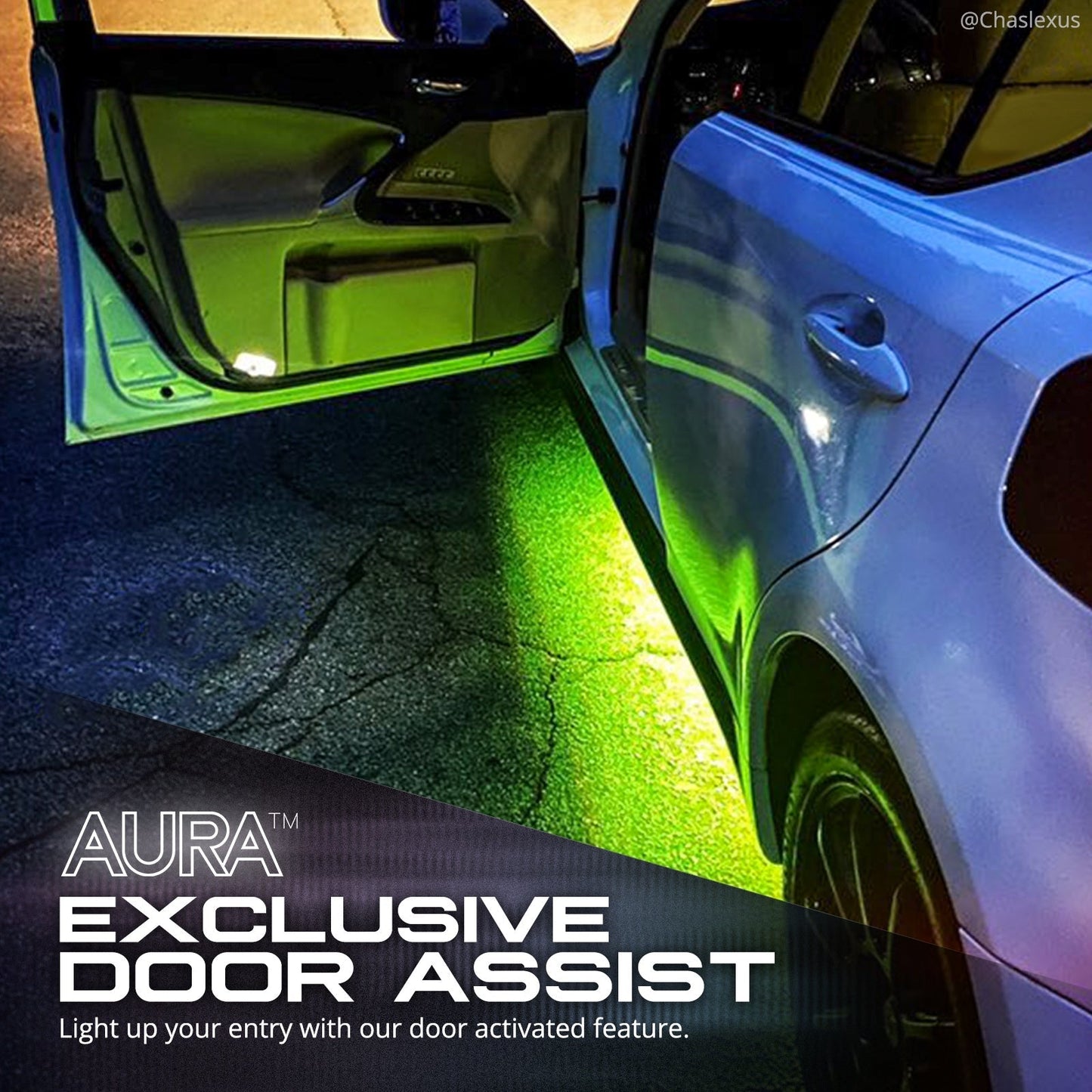AURA LED Lighting Kit Triple Bundle (Halo + Interior + Underglow) for Dodge Challenger - Remote Control