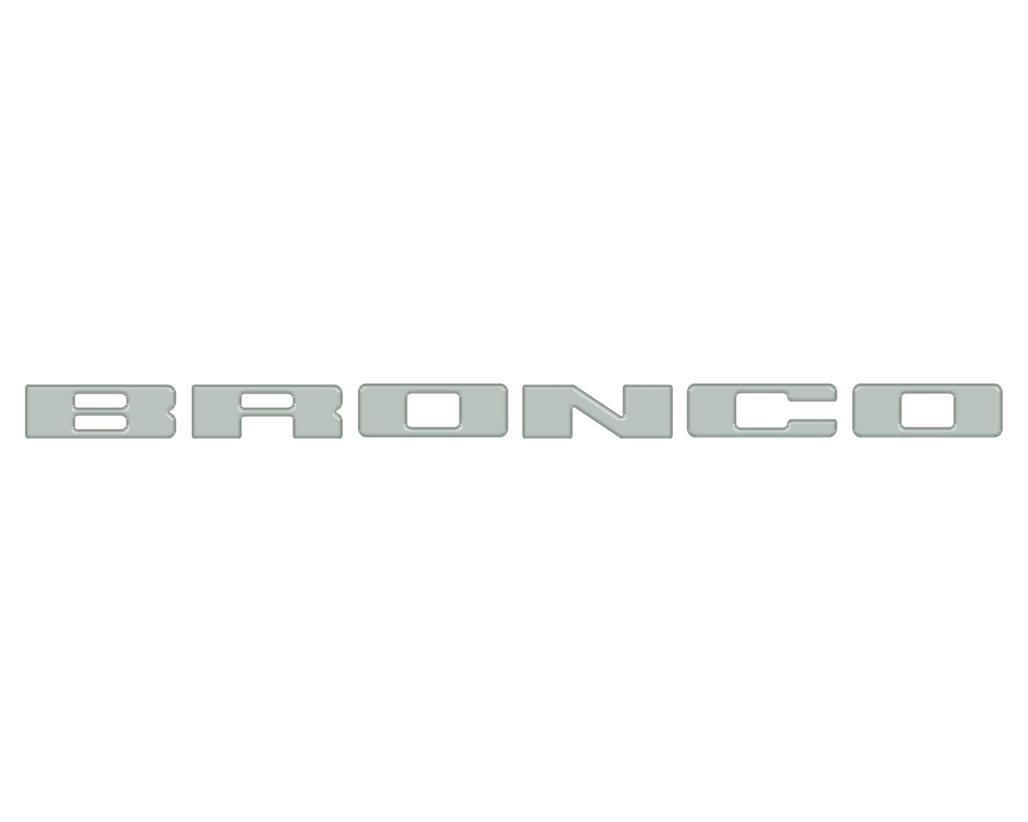 Front Grille Letters Overlays Fits 2021-2026 Ford Bronco Sport