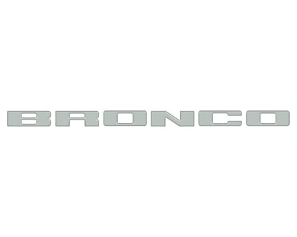 Front Grille Letters Overlays Fits 2021-2026 Ford Bronco Sport