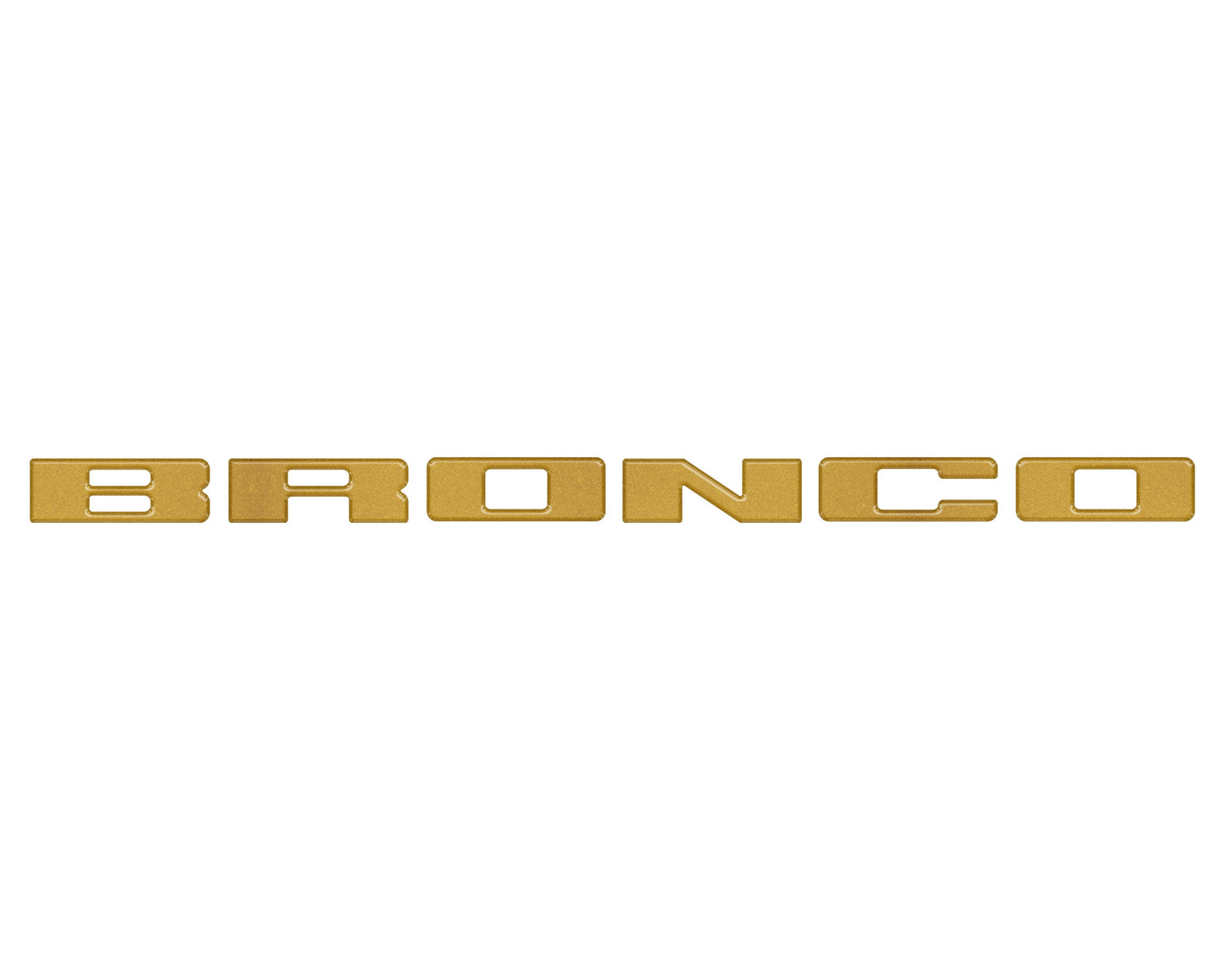 Front Grille Letters Overlays Fits 2021-2026 Ford Bronco Sport