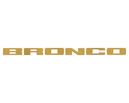 Front Grille Letters Overlays Fits 2021-2026 Ford Bronco Sport