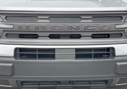 Front Grille Letters Overlays Fits 2021-2026 Ford Bronco Sport