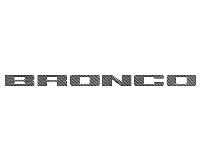 Front Grille Letters Overlays Fits 2021-2026 Ford Bronco Sport