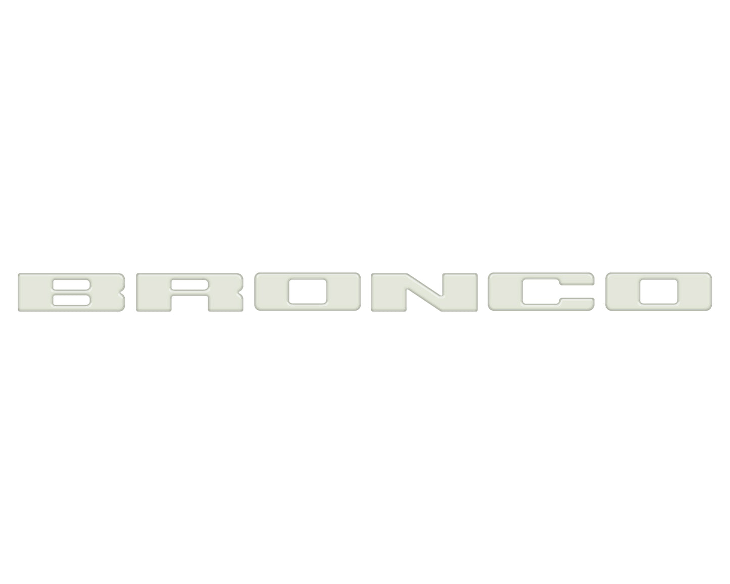 Front Grille Letters Overlays Fits 2021-2026 Ford Bronco Sport