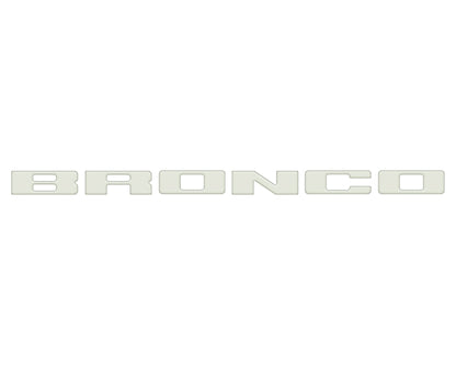 Front Grille Letters Overlays Fits 2021-2026 Ford Bronco Sport