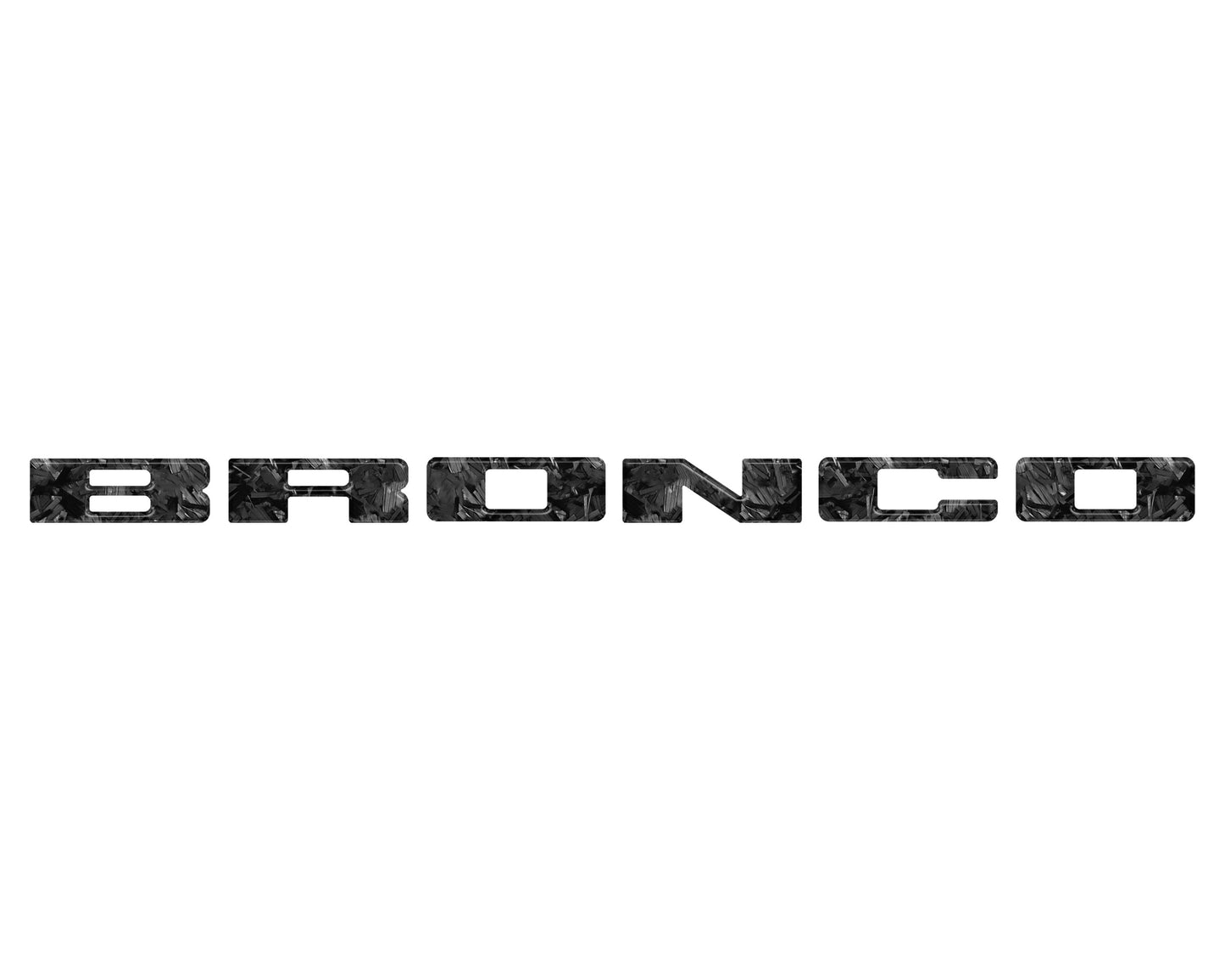 Front Grille Letters Overlays Fits 2021-2026 Ford Bronco Sport