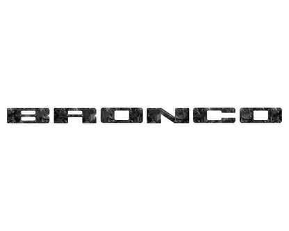 Front Grille Letters Overlays Fits 2021-2026 Ford Bronco Sport