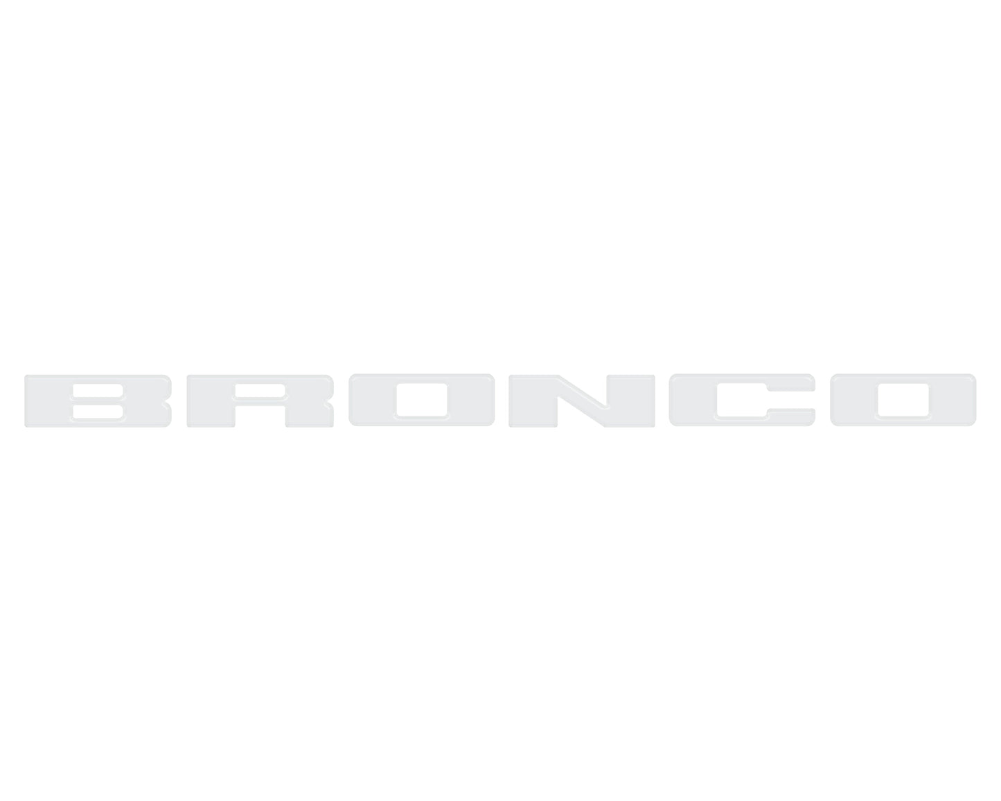 Front Grille Letters Overlays Fits 2021-2026 Ford Bronco Sport
