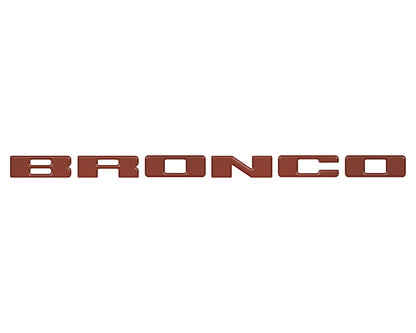 Front Grille Letters Overlays Fits 2021-2026 Ford Bronco Sport