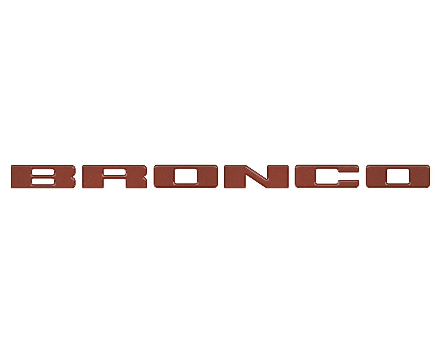 Front Grille Letters Overlays Fits 2021-2026 Ford Bronco Sport