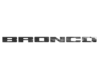 Front Grille Letters Overlays Fits 2021-2026 Ford Bronco Sport