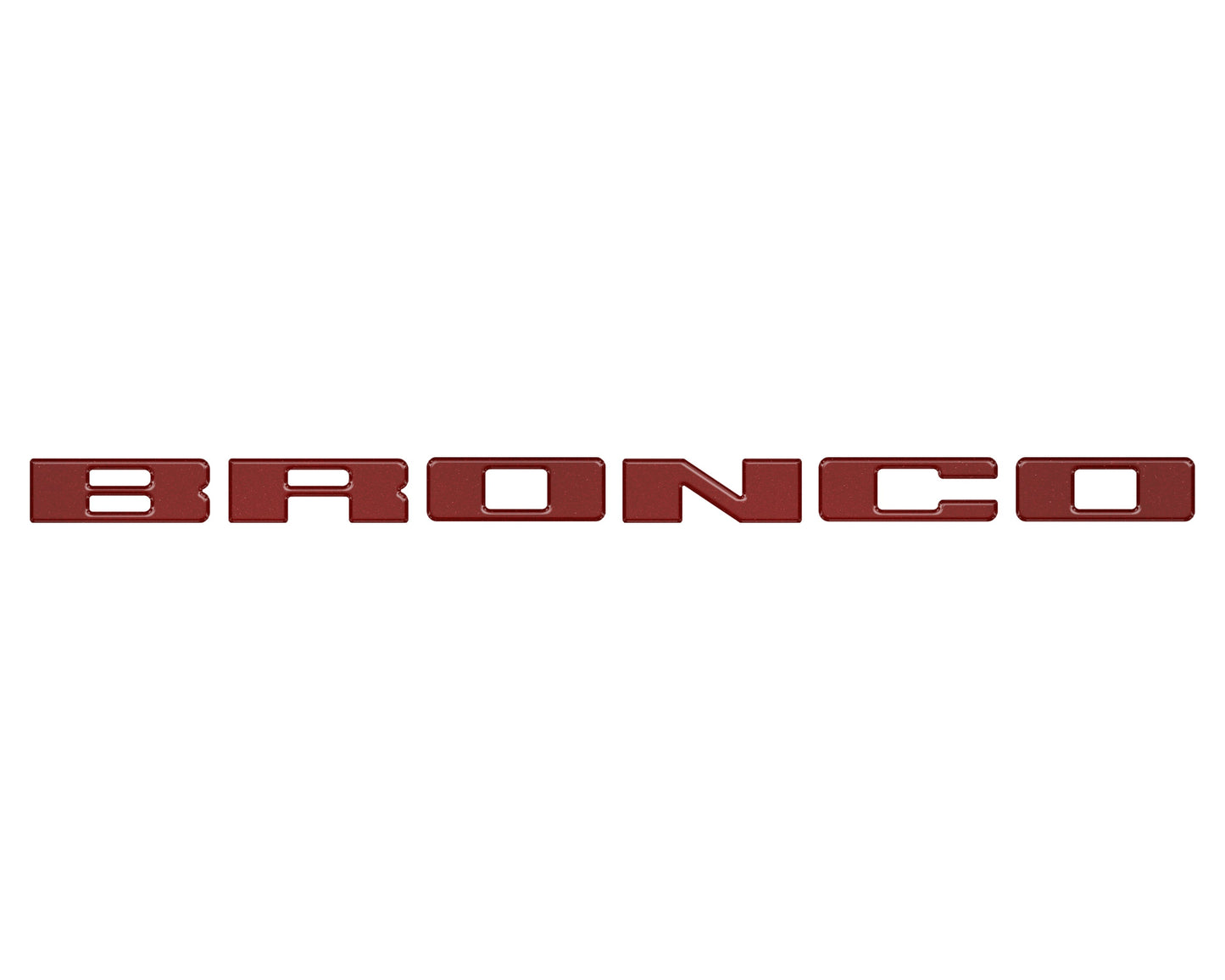 Front Grille Letters Overlays Fits 2021-2026 Ford Bronco Sport