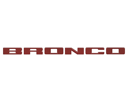 Front Grille Letters Overlays Fits 2021-2026 Ford Bronco Sport