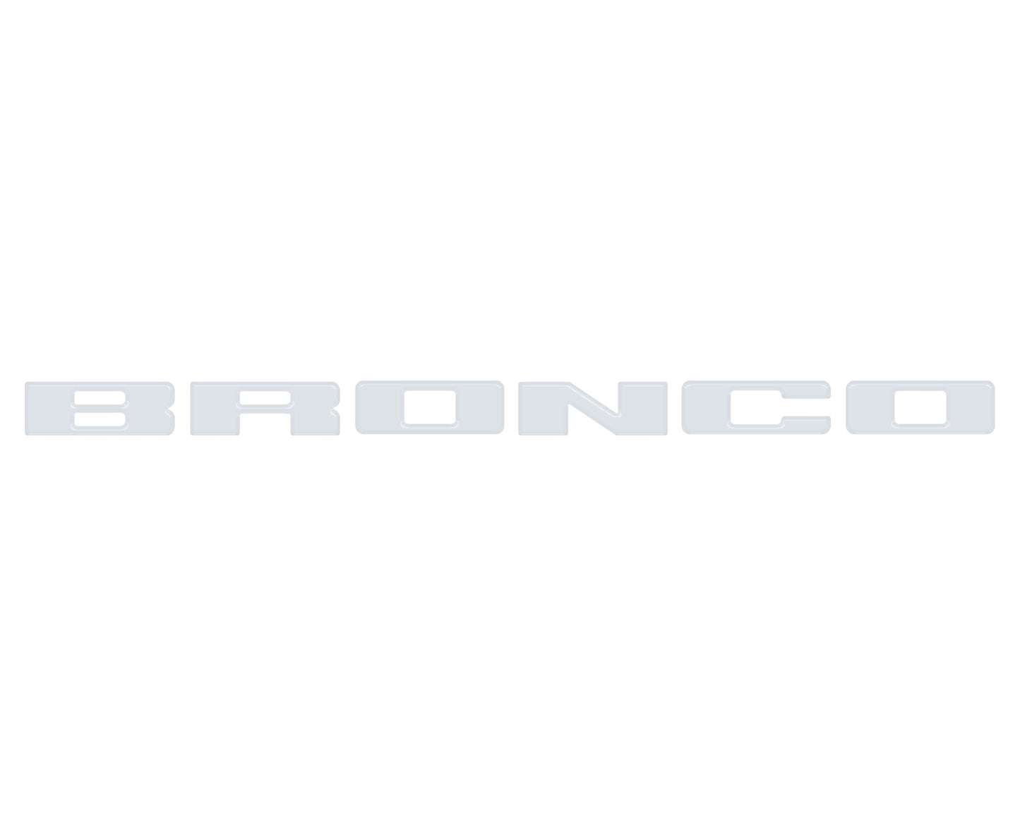 Front Grille Letters Overlays Fits 2021-2026 Ford Bronco Sport
