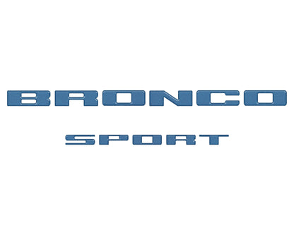 Rear Liftgate Letter Overlays Fits 2021-2026 Ford Bronco Sport
