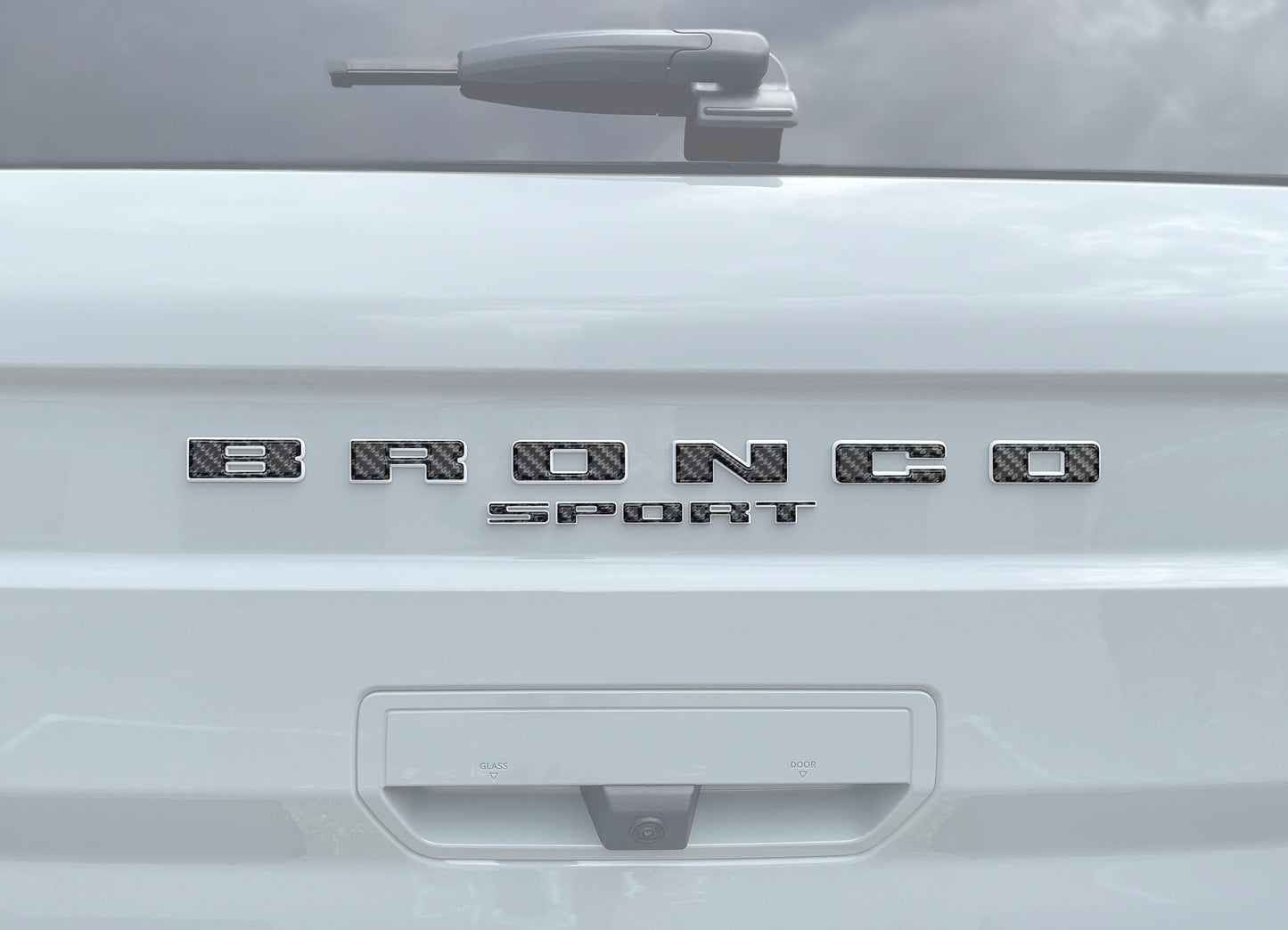 Rear Liftgate Letter Overlays Fits 2021-2026 Ford Bronco Sport