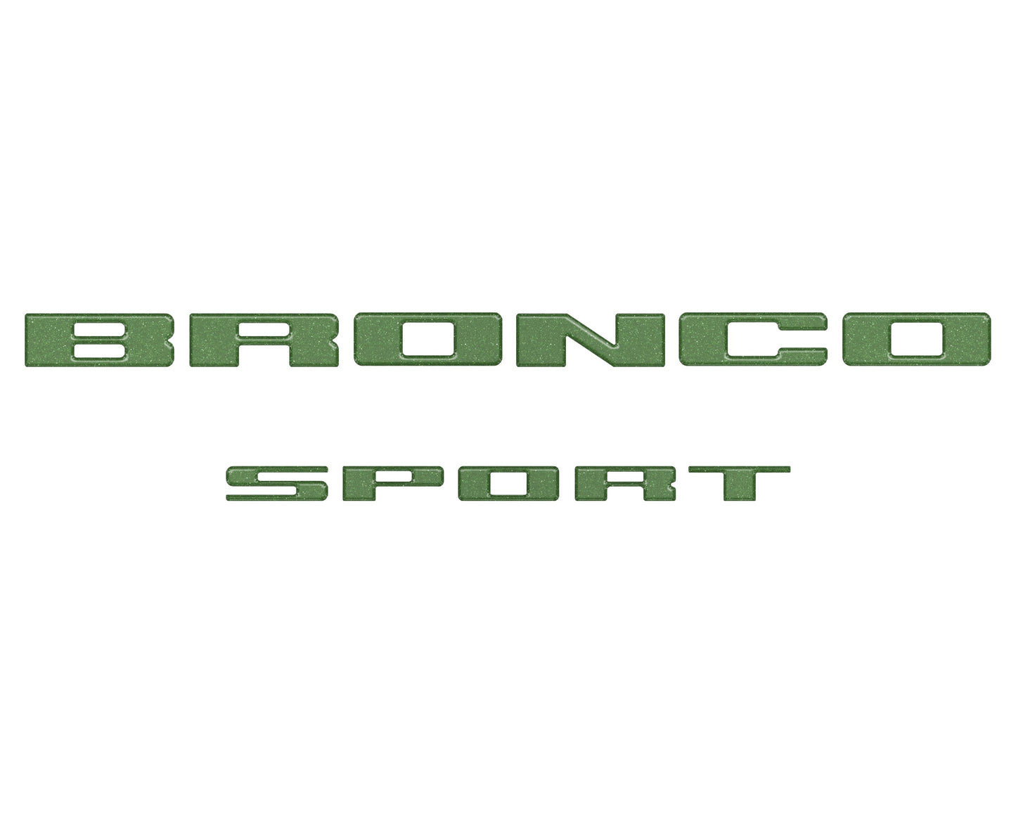 Rear Liftgate Letter Overlays Fits 2021-2026 Ford Bronco Sport