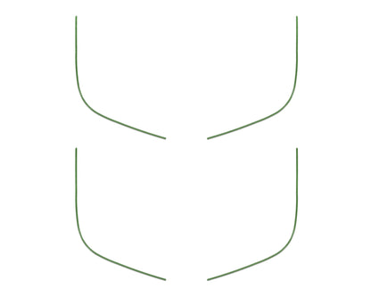 Door Speaker Accent Overlays Fits 2021-2024 Ford Bronco Sport