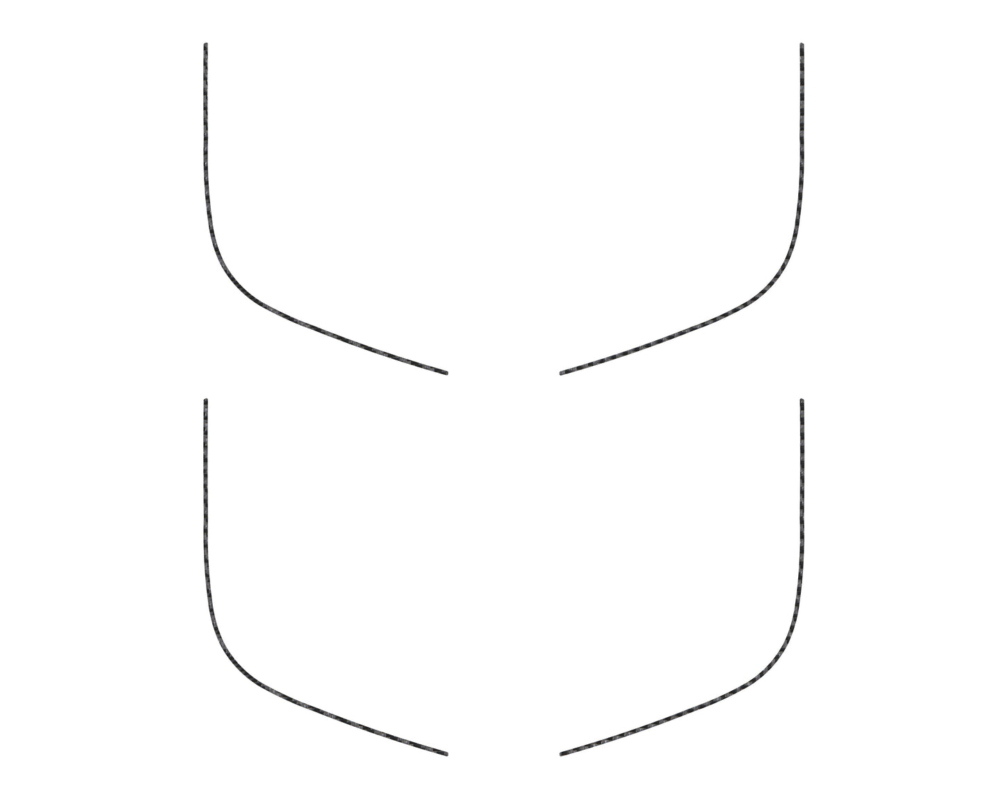 Door Speaker Accent Overlays Fits 2021-2024 Ford Bronco Sport