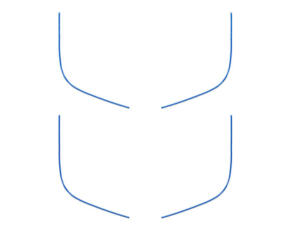 Door Speaker Accent Overlays Fits 2021-2024 Ford Bronco Sport