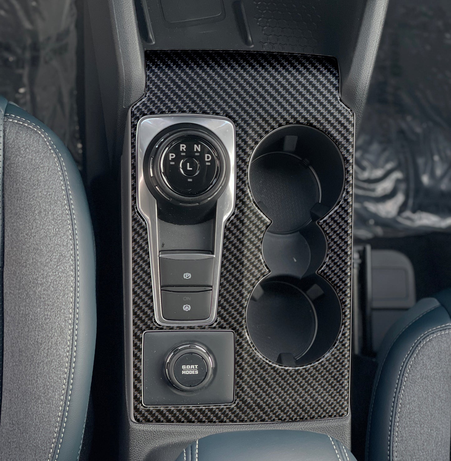 Center Console Accent Overlay Fits 2021-2024 Ford Bronco Sport