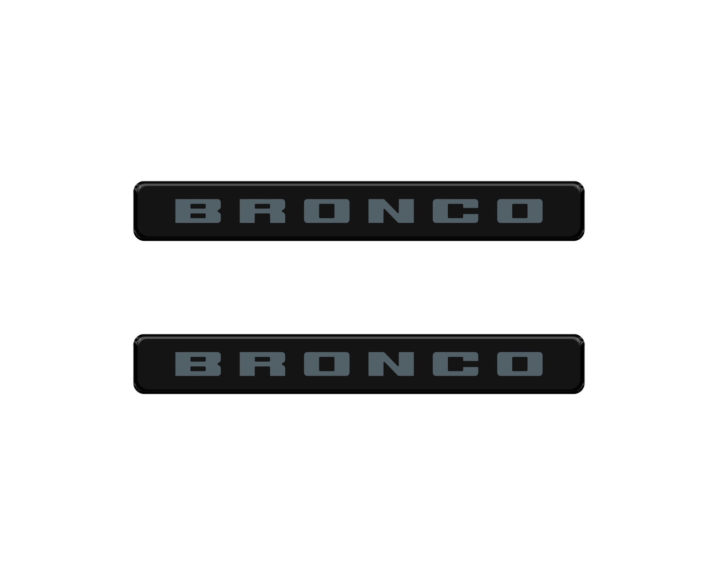 Bronco Logoed Door Sill Overlay Fits 2021-2026 Ford Bronco Sport