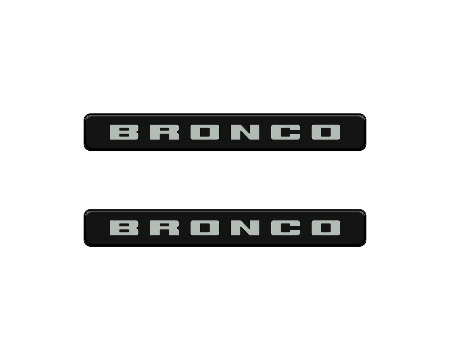 Bronco Logoed Door Sill Overlay Fits 2021-2026 Ford Bronco Sport