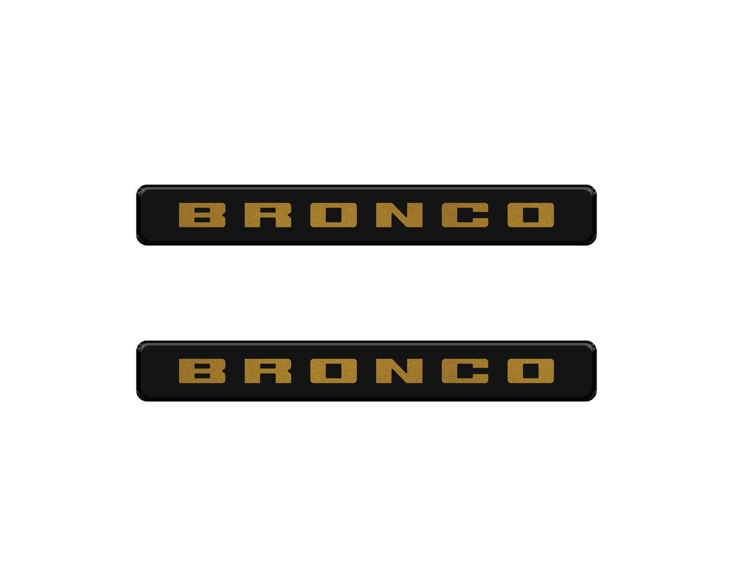 Bronco Logoed Door Sill Overlay Fits 2021-2026 Ford Bronco Sport