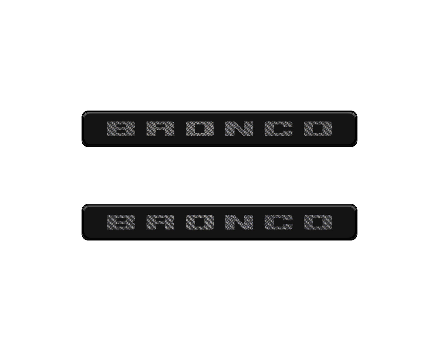 Bronco Logoed Door Sill Overlay Fits 2021-2026 Ford Bronco Sport