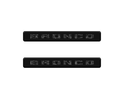 Bronco Logoed Door Sill Overlay Fits 2021-2026 Ford Bronco Sport