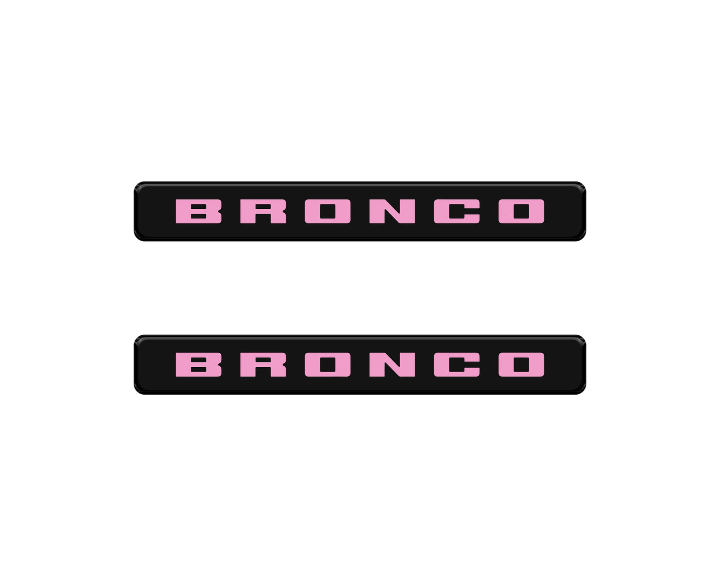 Bronco Logoed Door Sill Overlay Fits 2021-2026 Ford Bronco Sport