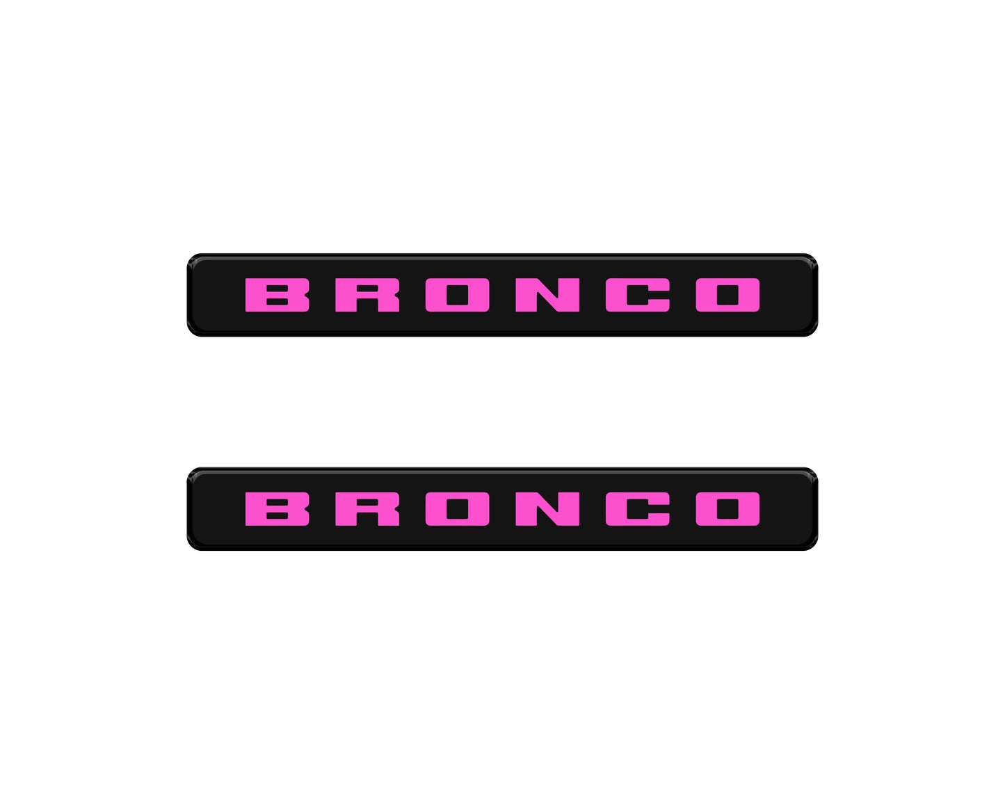 Bronco Logoed Door Sill Overlay Fits 2021-2026 Ford Bronco Sport