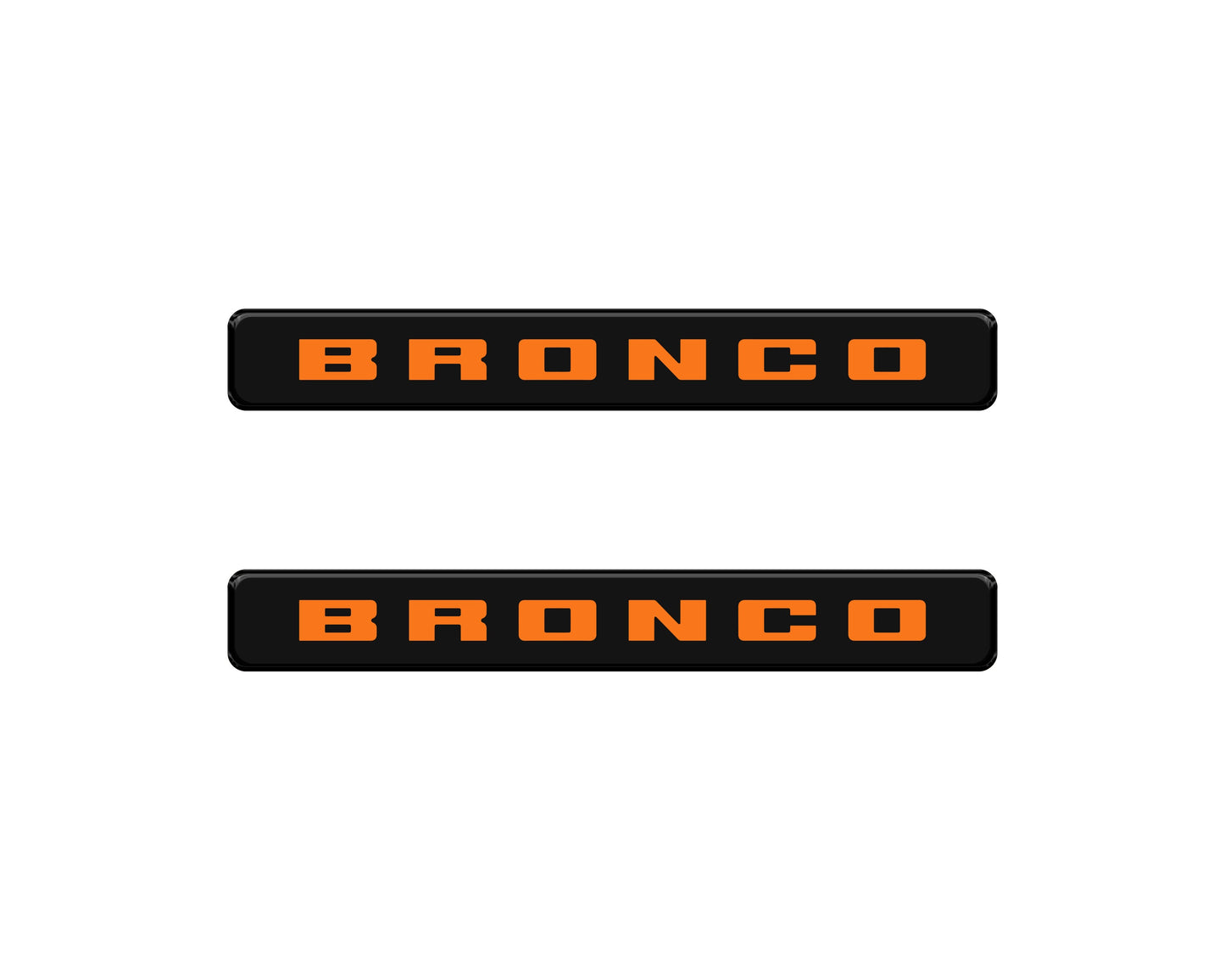 Bronco Logoed Door Sill Overlay Fits 2021-2026 Ford Bronco Sport