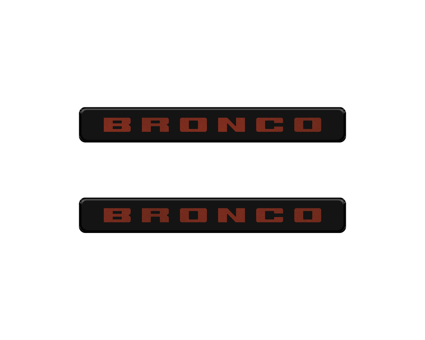Bronco Logoed Door Sill Overlay Fits 2021-2026 Ford Bronco Sport