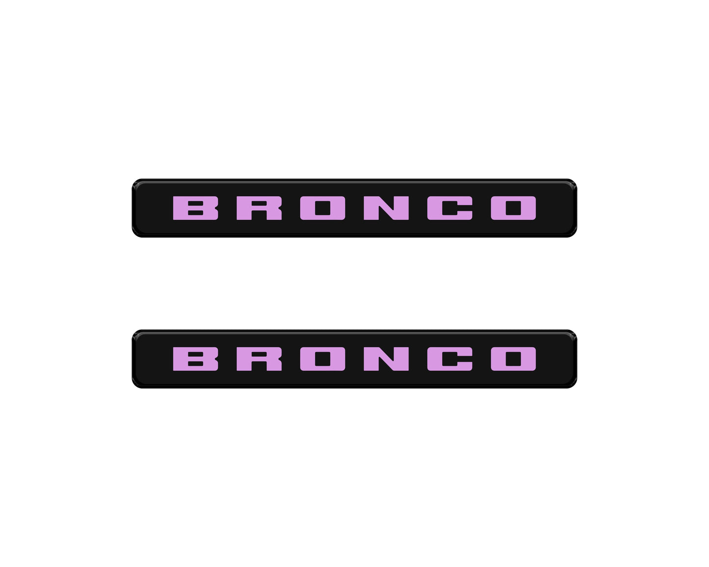 Bronco Logoed Door Sill Overlay Fits 2021-2026 Ford Bronco Sport