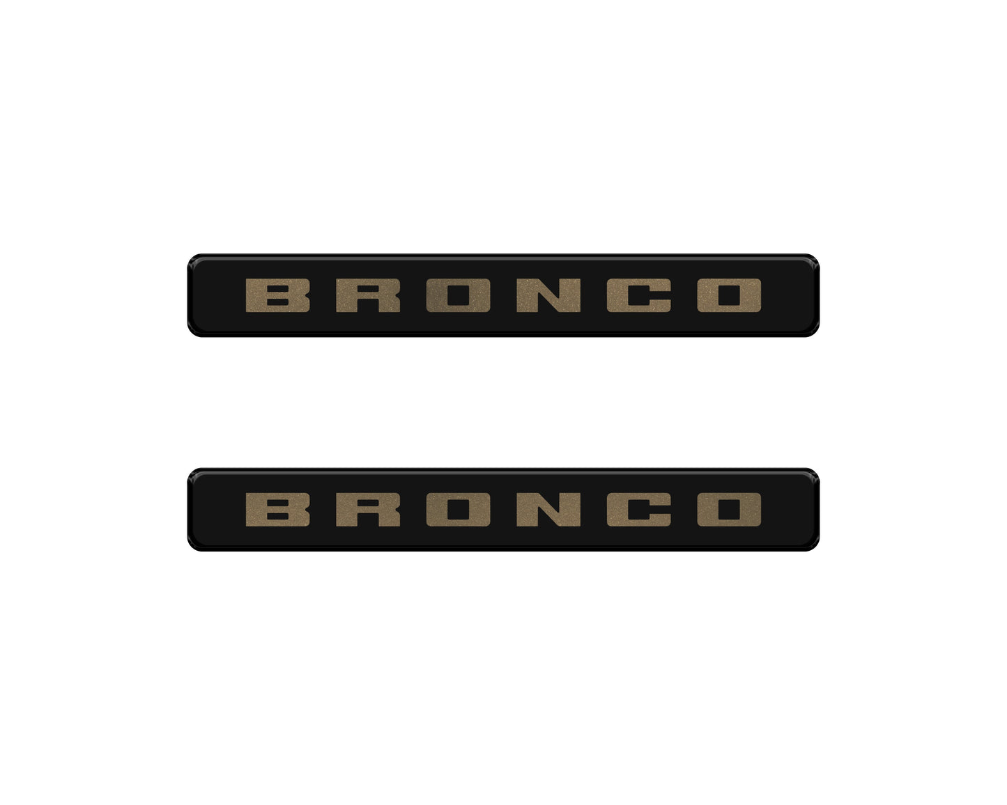 Bronco Logoed Door Sill Overlay Fits 2021-2026 Ford Bronco Sport