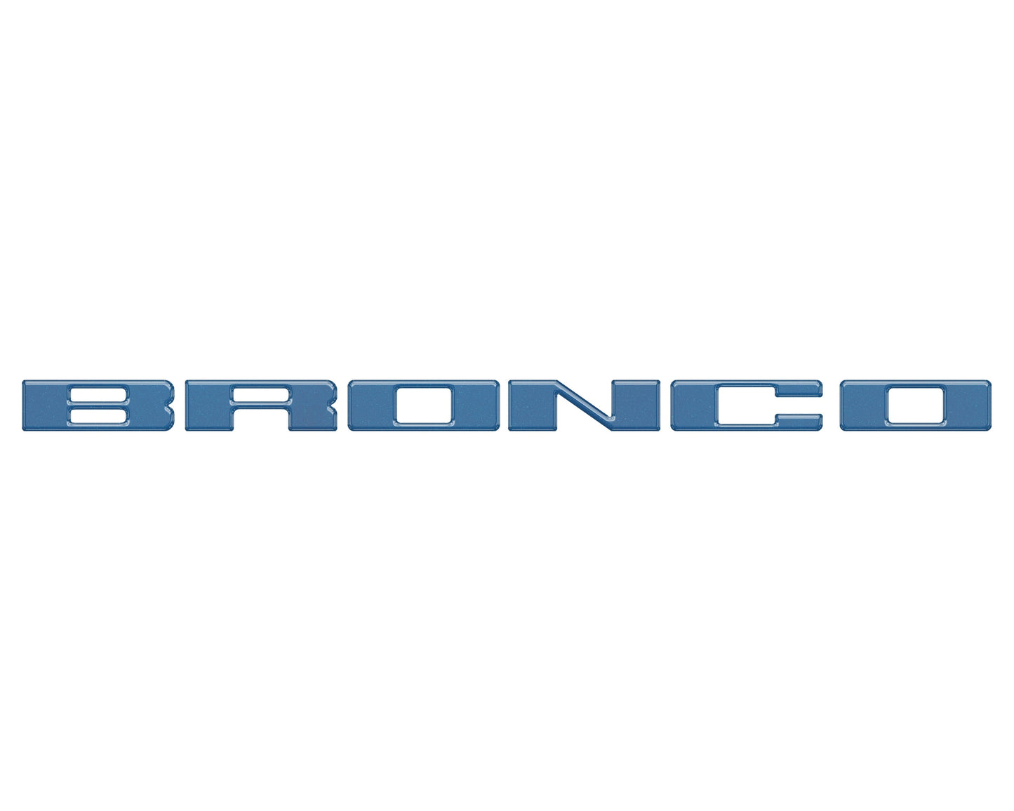 Front Grille Letter Overlays Fits 2021-2026 Ford Bronco