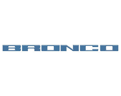 Front Grille Letter Overlays Fits 2021-2026 Ford Bronco