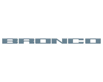 Front Grille Letter Overlays Fits 2021-2026 Ford Bronco