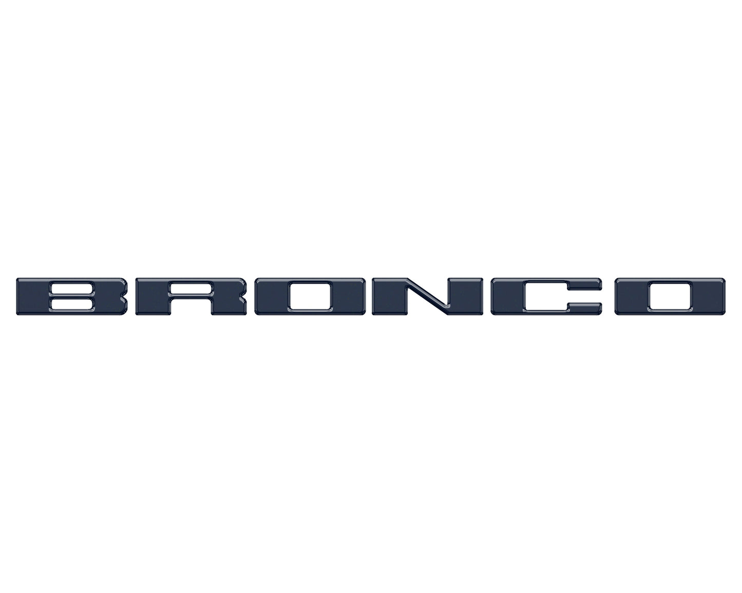 Front Grille Letter Overlays Fits 2021-2026 Ford Bronco