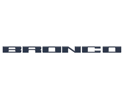 Front Grille Letter Overlays Fits 2021-2026 Ford Bronco