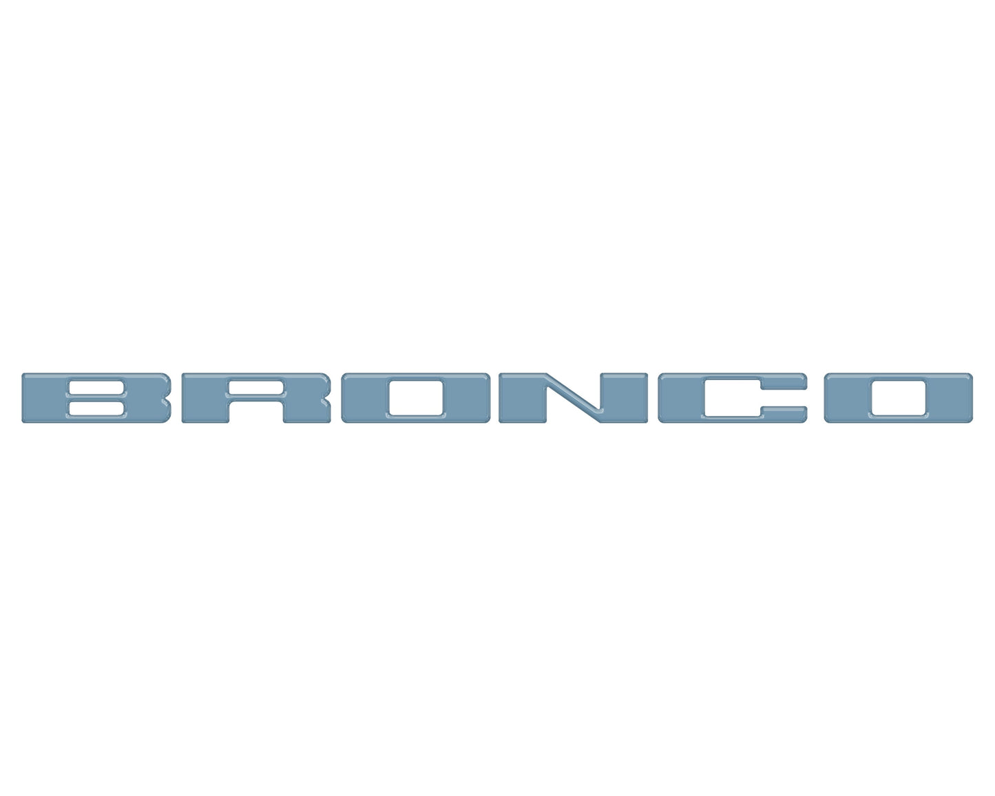 Front Grille Letter Overlays Fits 2021-2026 Ford Bronco