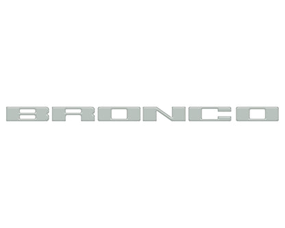 Front Grille Letter Overlays Fits 2021-2026 Ford Bronco