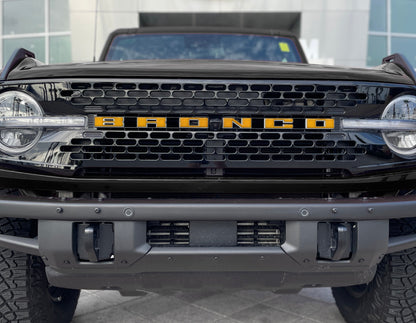 Front Grille Letter Overlays Fits 2021-2026 Ford Bronco