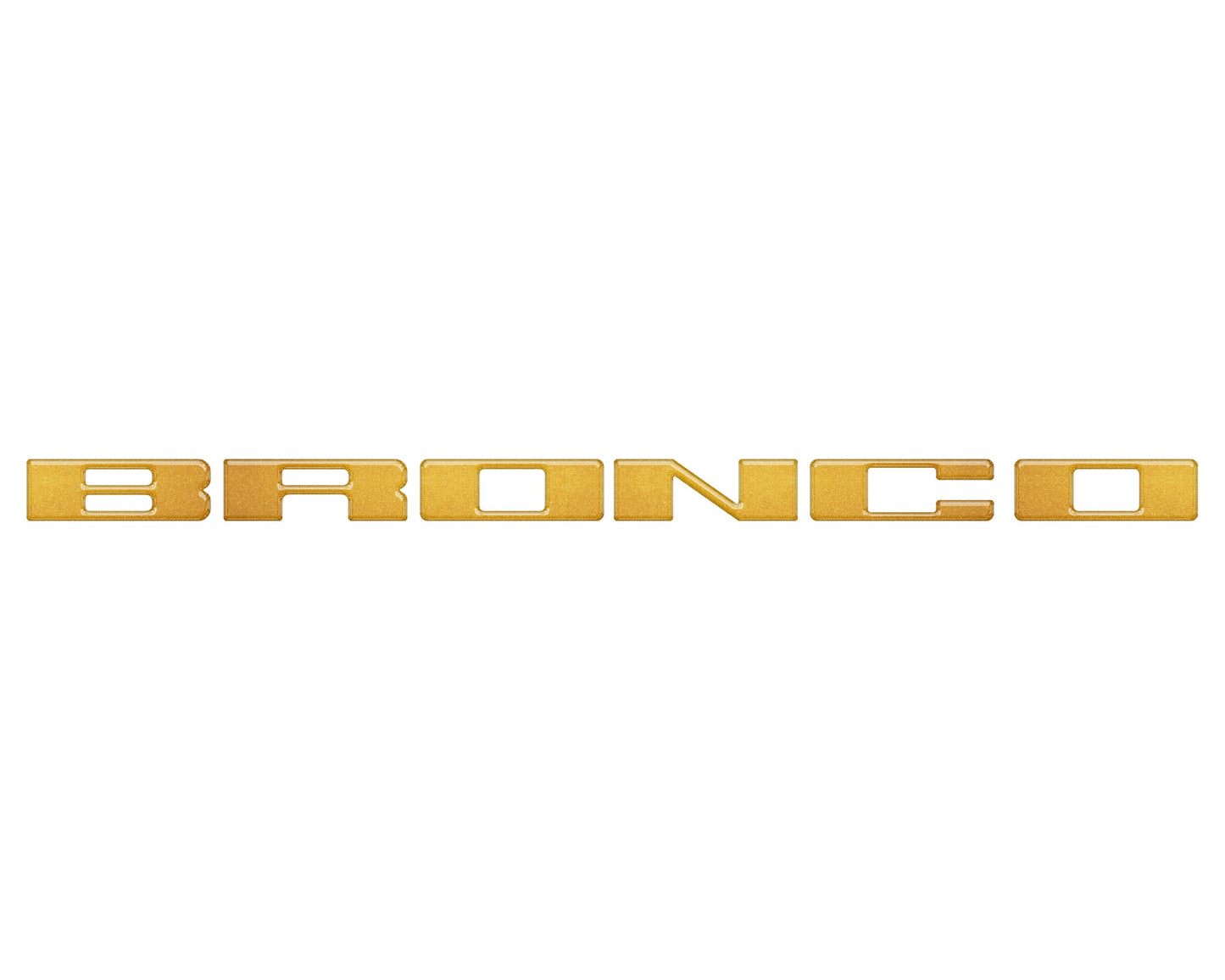 Front Grille Letter Overlays Fits 2021-2026 Ford Bronco