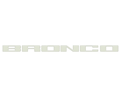 Front Grille Letter Overlays Fits 2021-2026 Ford Bronco