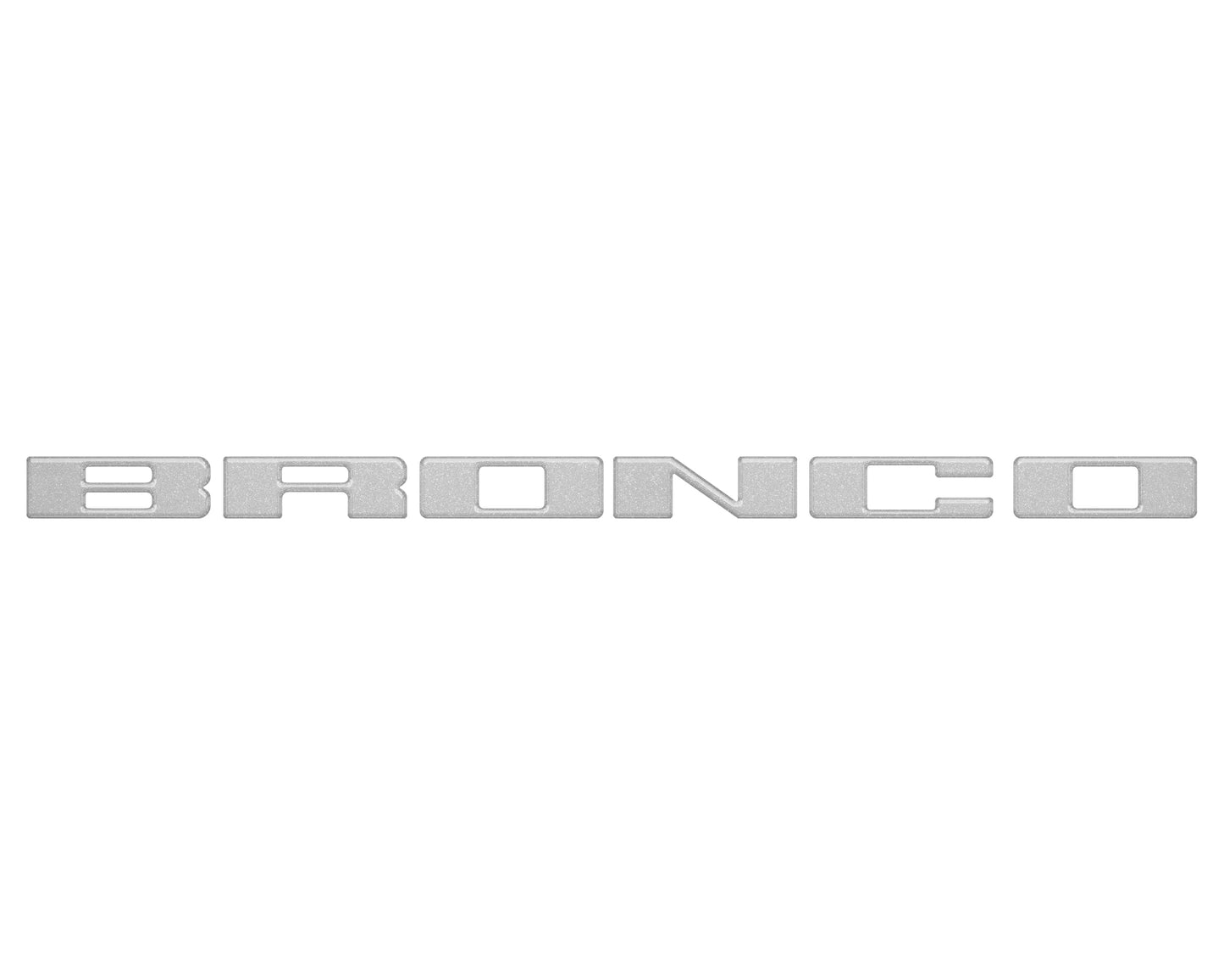 Front Grille Letter Overlays Fits 2021-2026 Ford Bronco
