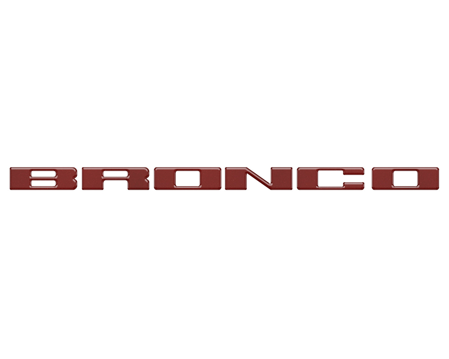 Front Grille Letter Overlays Fits 2021-2026 Ford Bronco